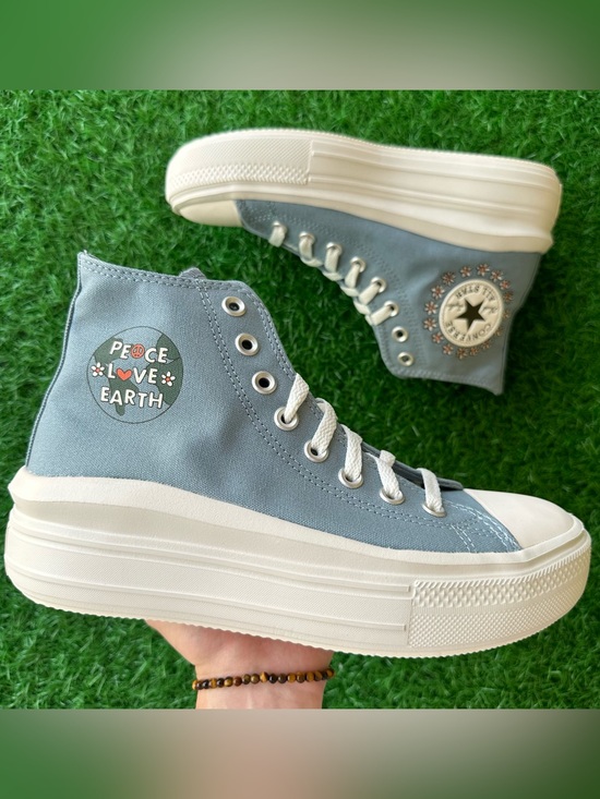 Converse Shoes - Converse Chuck Taylor Move Hi Cocoon Blue